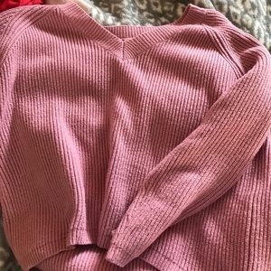 cute pink sweater